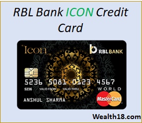 RBL Bank Icon Credit Card - Review, Details, Offers, Benefits | Wealth18.com