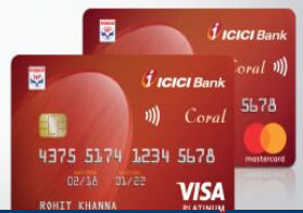 icici coral credit card visa vs mastercard